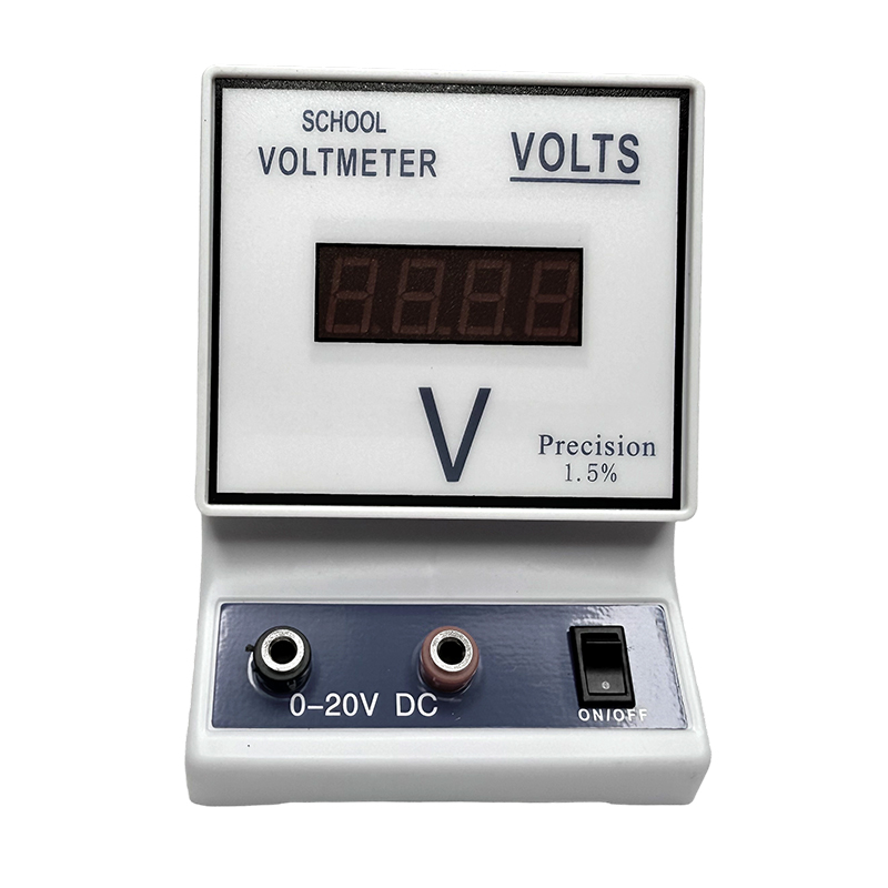 Alat pengajaran fizikal litar elektrik peralatan eksperimen voltmeter digital