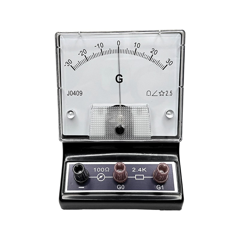 Instrumen pengajaran peralatan eksperimen litar elektrik fizikal -30~30uA ammeter sensitif (galvanometer sensitif)