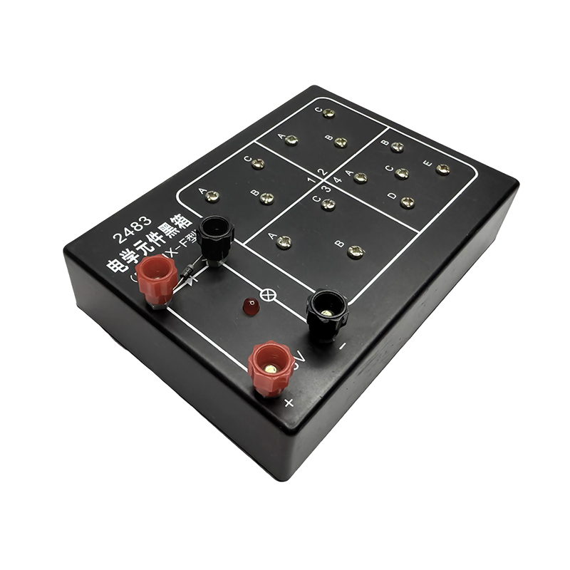 Kotak hitam komponen elektrik/fizik sekolah menengah / alatan makmal