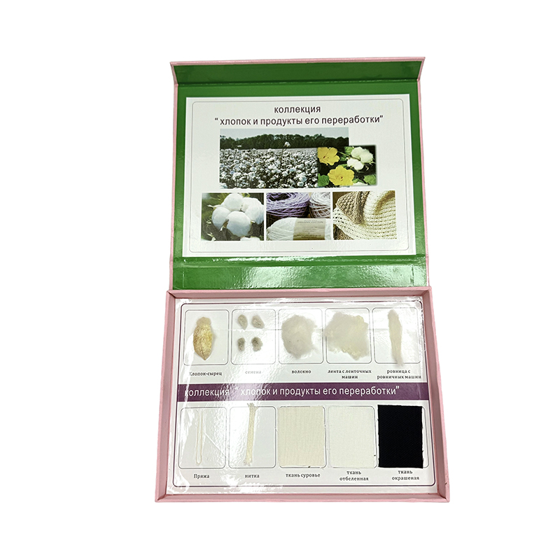 Kapas dan spesimen produknya