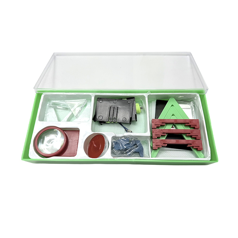 Kit eksperimen optik geometri/kit eksperimen optik prisma laser kanta cembung pendidikan sains fizikal