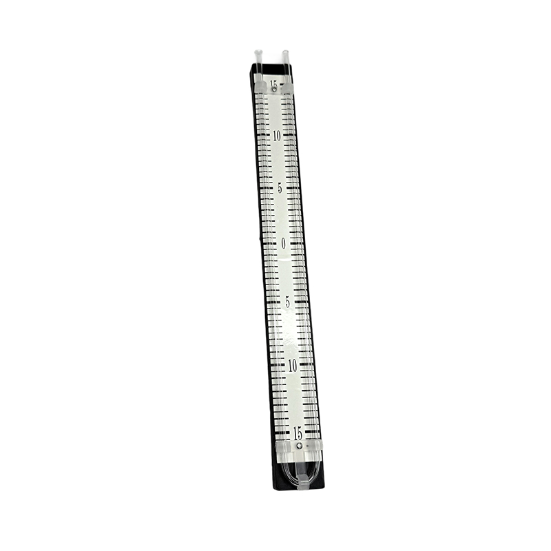 Manometer tiub-U 150-0-150 mm menggunakan tolok bendalir merah alat makmal fizik sekolah